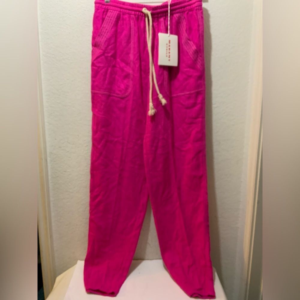 Isabel MARANT ÉTOILE Viamao silk trousers Pants FR 36 Nwt